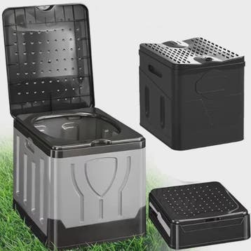 Draagbaar Opvouwbaar Toilet - Ideaal voor Camping, Reizen &, Verzenden, Nieuw