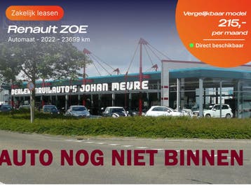 Renault ZOE | Zakelijk Leasen vanaf 162,- p/mnd, Nieuw, Financial lease, Lease, ZOE