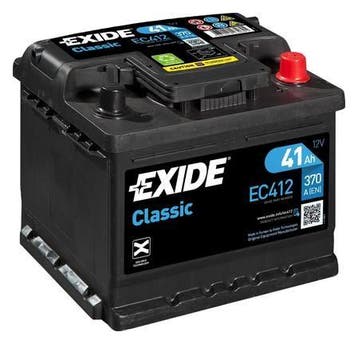 Exide Classic 12V accu | EC412 | 12V 41Ah, Ophalen of Verzenden, Nieuw