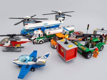 Lego Set - City - 4439 Heavy-Duty Truck, 3180 Tank Truck,, Nieuw