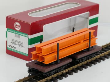 LGB 40500 Veldspoor balken-transport wagens (Goederenwagons), Gebruikt, Overige typen, Ophalen of Verzenden, LGB