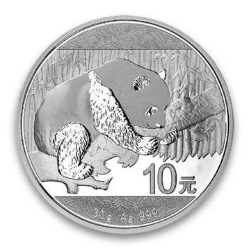 Chinese Panda 30 gram 2016, Verzenden, Oost-Azië, Losse munt, Zilver