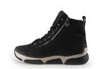Rieker Veterboots in maat 40 Zwart, Verzenden, Zwart, Overige typen, Zo goed als nieuw