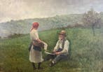 Giuseppe Cavalla (1859–1935) - Scena campestre