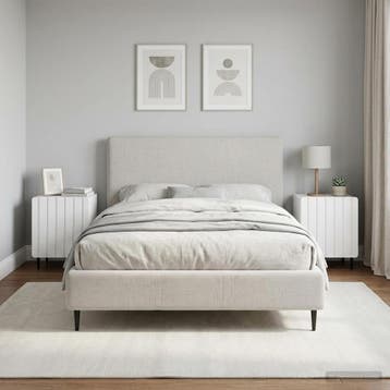 vidaXL Nachtkastje 2 st Hoogglans Wit 43 x 34,5 x 52 cm, Huis en Inrichting, Minder dan 45 cm, Verzenden, Nieuw, Minder dan 55 cm