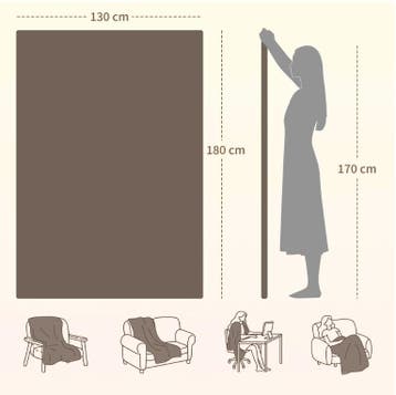 Elektrische Deken 180×130 cm met Timer en LED Display, Huis en Inrichting, Verzenden, Nieuw