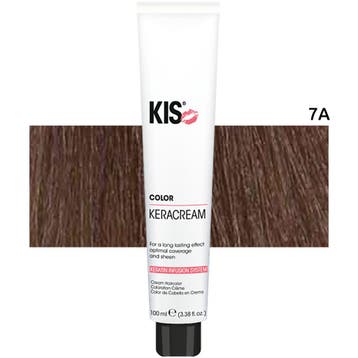 KIS Kappers – Kera Cream Color Haarverf – 7A : Middel, Verzenden, Nieuw