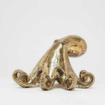 Beeld, No Reserve Price - A Octopus Sculpture in Polished, Antiek en Kunst