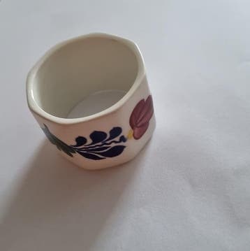 Boerenbont Servetring 8kantig rond 4 cm (Boerenbont servies), Verzenden, Nieuw, Aardewerk, Overige typen