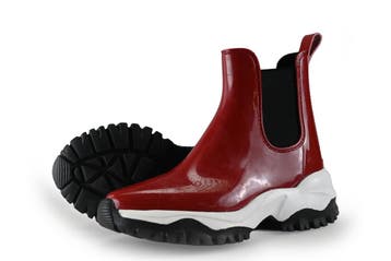 Simon Chelsea boots in maat 37 Rood, Verzenden, Overige typen, Zo goed als nieuw, Simon