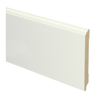 Sfeerplinten MDF Eigentijdse plint 120x12 wit voorgelakt..., Overige materialen, Verzenden, 50 tot 150 cm, Overige typen