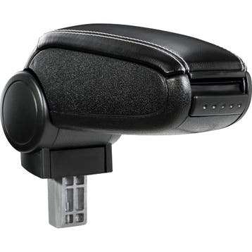 Armsteun - Seat Mii - kunstleer - zwart+wit stiksel, Verzenden, Nieuw
