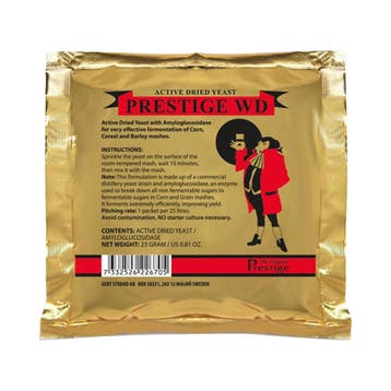 Prestige - WD Gist voor Whisky bereiding (Stoken & Brouwen), Huis en Inrichting, Ophalen of Verzenden, Nieuw, Overige typen