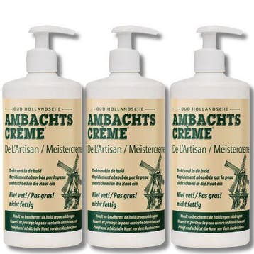 Ambachtscreme pomp - 450ml - 3 stuks, Verzenden, Nieuw