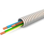Voorbedrade flexibele buis 100m 3x2,5mm² 16mm halogeenvrij, Ophalen of Verzenden, Nieuw