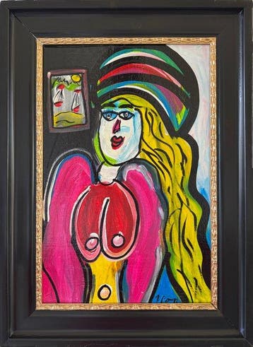 Peter Robert Keil - Frau am Fenster