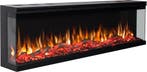 EVIQ Elektrische sfeerhaard 3D Platina 50 inch – 128 cm, Verzenden, Nieuw, Elektrische haard