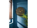 Light & Living Licola - Wandklok - Ø59cm - Zwart, Verzenden, Nieuw