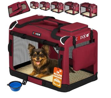 Transportbox Donker Rood S 50x34x36cm (Honden, Huisdieren), Verzenden, Nieuw