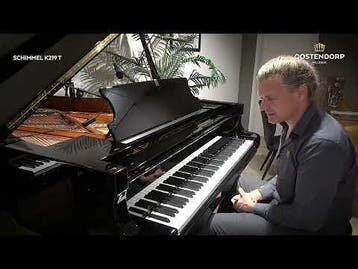 Schimmel Konzert K219 T WP messing vleugel, Muziek en Instrumenten, Piano's, Nieuw, Wit, Vleugel