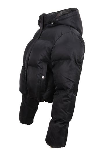 Daily Paper Jas in maat M Zwart, Kleding | Dames, Jassen | Winter, Daily Paper, Verzenden, Zo goed als nieuw, Zwart