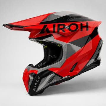 Airoh Twist 3.0 King Crosshelm Rood - MAAT S, Motoren, Kleding | Motorhelmen, Verzenden, Nieuw met kaartje, Offroadhelm