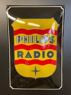Emaille bord - PHILIPS Radio emaillebord XXL 60 cm, Antiek en Kunst