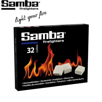 Samba Aanmaakblokjes - petroleumbasis - snel en veilig aa..., Ophalen of Verzenden, Nieuw
