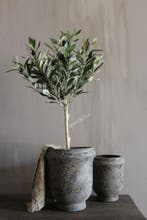 Stenen pot French 20 x 14 cm, Huis en Inrichting, Woonaccessoires | Vazen, Ophalen of Verzenden, Nieuw