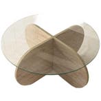 Evila Originals Bubble Salontafel, Veiligheidsglas,, Huis en Inrichting, Tafels | Salontafels, 50 tot 100 cm, 50 tot 100 cm, Minder dan 50 cm