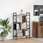 vidaXL Boekenkast Oud Hout 75 x 30 x 123,5 cm Bewerkt hout, Huis en Inrichting, Kasten | Boekenkasten, Minder dan 50 cm, Verzenden