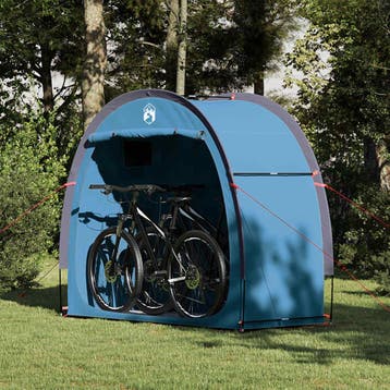 vidaXL Fietstent 210 x 90 x 174 cm Waterdicht Blauw, Verzenden, Nieuw, Tot en met 2