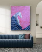 Tam Monteiro (1982) - The Horse In Blue Stripes - XXL, Antiek en Kunst