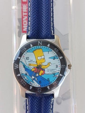 matt groening - Orologio Bart Simpson 1999 - The Simpsons -, Cd's en Dvd's, Nieuw in verpakking