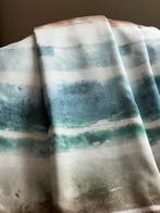 Dubbelbrede stof met abstracte kunst voor decoratie en