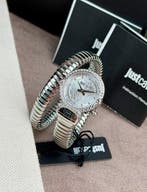 Just Cavalli - Signature Snake watch silver - Zonder, Nieuw