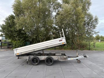 Saris Kipper 304 x 175 cm 2700 kg elektrisch bediend 3-zijde, Auto diversen, Aanhangers en Bagagewagens, Ophalen, Gebruikt