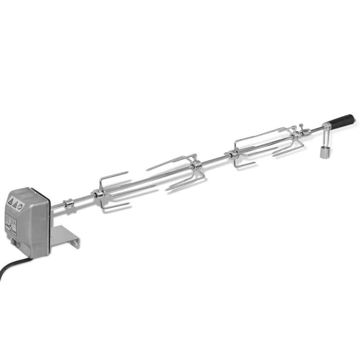 vidaXL BBQ Draaispit met motor staal 1000 mm, Witgoed en Apparatuur, Overige Witgoed en Apparatuur, Nieuw, Verzenden