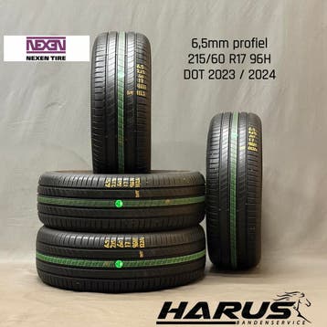 215/60/17 96H Nexen zomerbanden 6,5mm profiel 4X, 17 inch, Ophalen of Verzenden, Band(en), Personenwagen