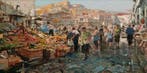Vincenzo Aprile (1952) - Al mercato, Napoli