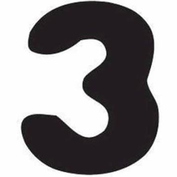Thule Yepp abc cijfer 3, Verzenden, Nieuw