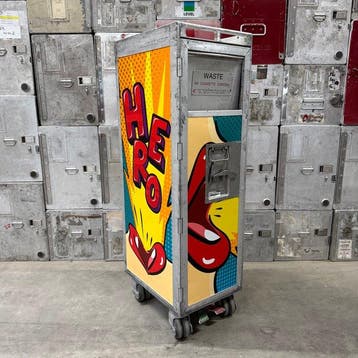 Driessen - Trolleys van luchtvaartmaatschappijen - Pop Art