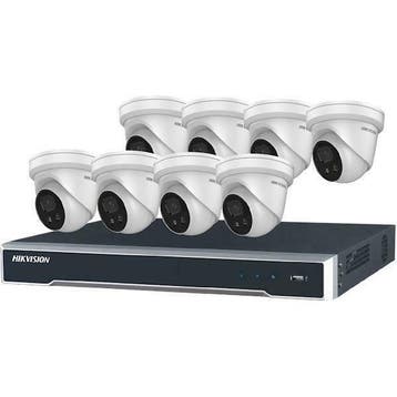 Hikvision 4 Megapixel IP Kit van 8 EXIR Dome Cameras + 2TB, Ophalen of Verzenden