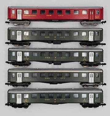 Lima N - 320308, 320318, 320319 - Modeltrein personenwagen, Nieuw