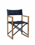 ARC Marine Regisseursstoel The Square Teak donker blauw, Verzenden, Nieuw