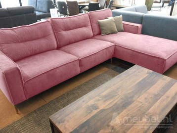 Loungebank Capelle - loungebanken - Roze, Nieuw, 150 cm of meer, Overige materialen, 200 tot 250 cm