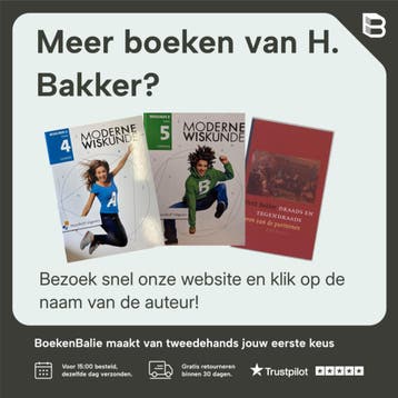 havo 5 wiskunde A / Moderne Wiskunde / leerboek H. Bakker, Boeken, Verzenden, Zo goed als nieuw, H. Bakker