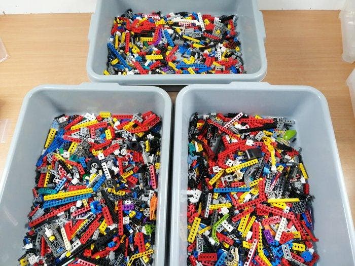 Lego - Assorti - Lego Technic +/- 3.0 kilo - 1990-2000, Kinderen en Baby's, Speelgoed | Duplo en Lego