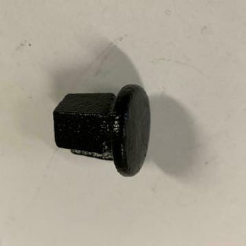 Metalen afdekdop zwart Ø 26,9 mm Zwart, Verzenden, Nieuw