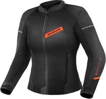 SHIMA X-Mesh 2.0 Dames Zwart Rood Textiele Motorjas, Motoren, Kleding | Motorkleding, Nieuw met kaartje, Jas | textiel, Verzenden
